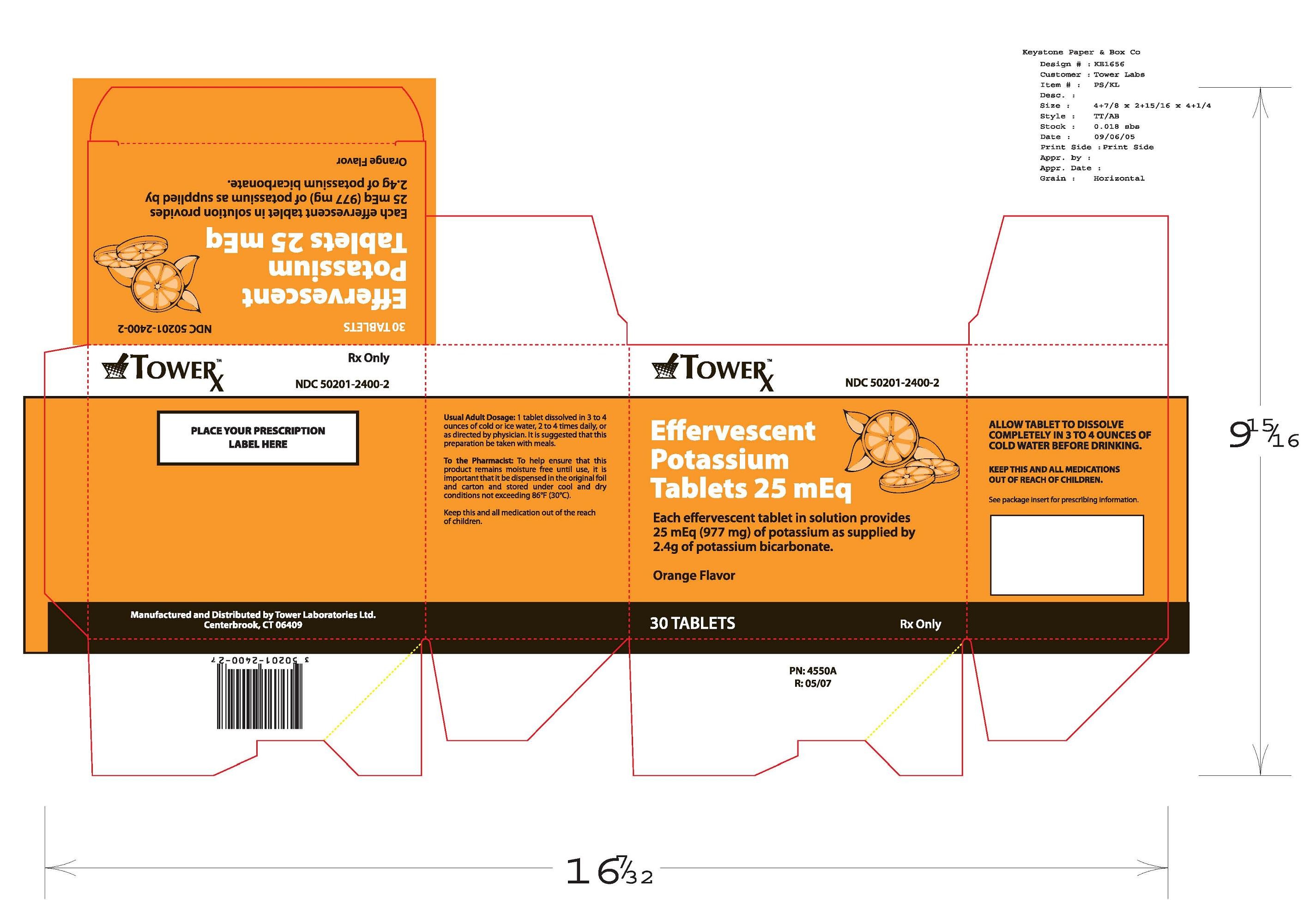 TowerX Effervescent Potassium